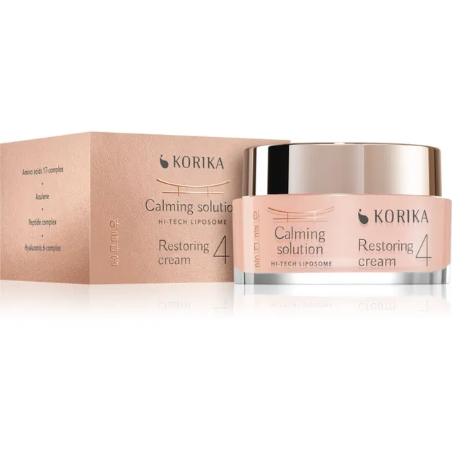 KORIKA HI-TECH LIPOSOME Calming solution Restoring cream Toitev ja rahustav kreem 50 ml