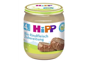 Veiselihapüree HIPP BIO125g, 4k