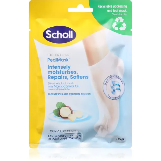 Scholl Pedimask™ Macadamia Oil Suvatoitev mask jalgadele 1 tk