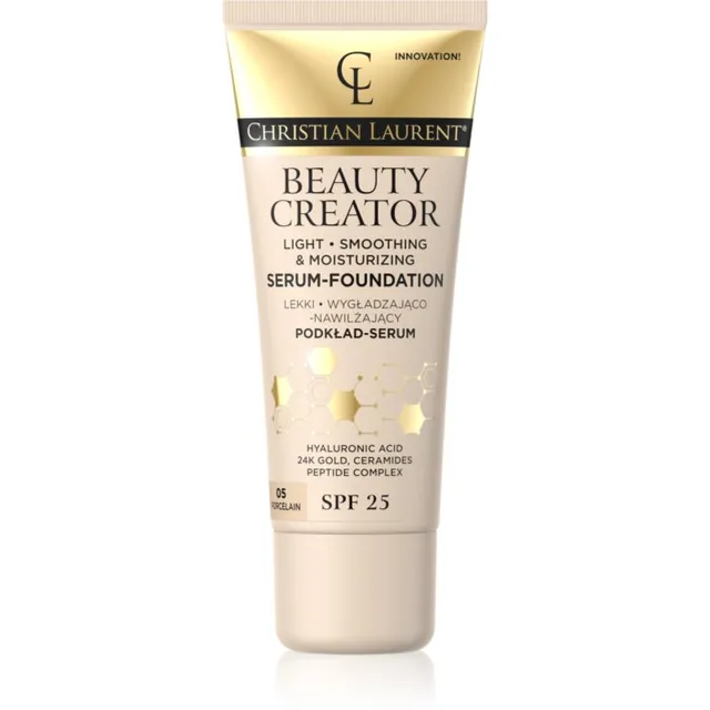 Christian Laurent Beauty Creator Kerge tooniv niisutaja SPF 25 varjund 05 Porcelain 30 ml