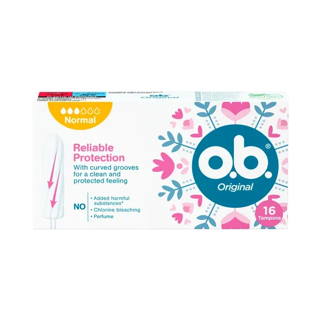 Tampoonid Normal, O.B., 16 tk