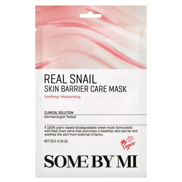 SOME BY MI Real Snail Skin Barrier Care Sheet Mask 20g