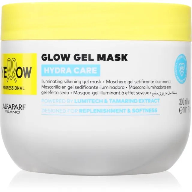 Yellow Professional Hydra Care Glow Gel Mask Geelmask kõigile juuksetüüpidele 300 ml