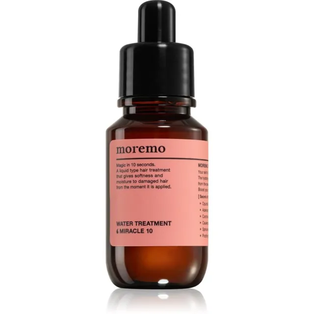 moremo Water Treatment Miracle 10 Intensiivne taastav seerum kahjustatud ja habrastele juustele 30 ml