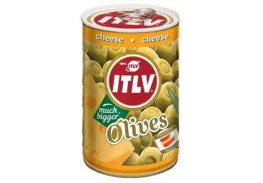 Rohelised oliivid juustutäid. ITLV 300g