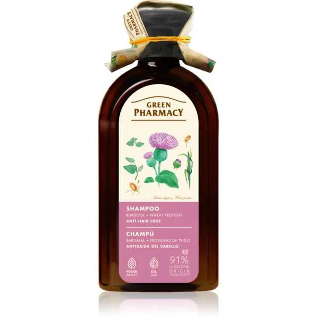 Green Pharmacy Greater Burdock Shampoo Šampoon juuste väljalangemise raviks 350 ml