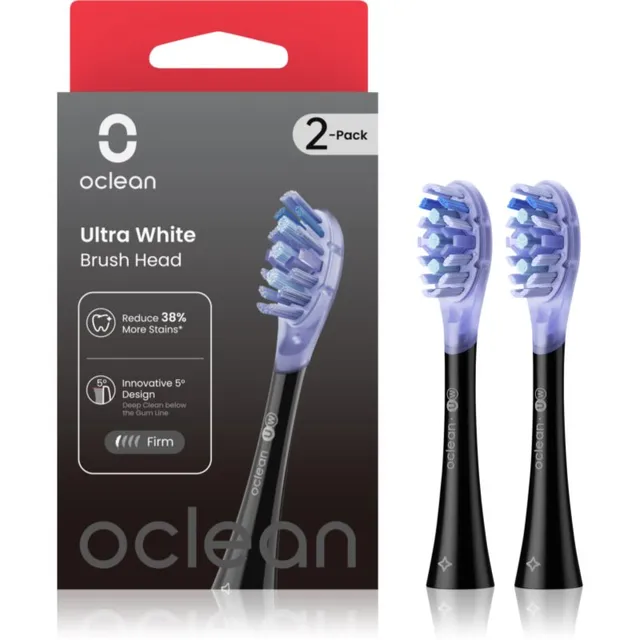 Oclean Ultra White UW02 Varuharjapead Black 2 tk