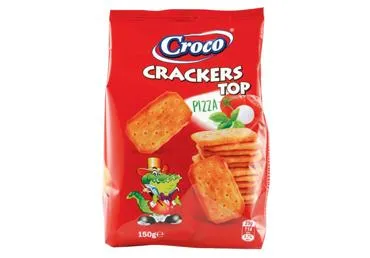 Soolakreekerid pizzamaitselis.CROCO 150g
