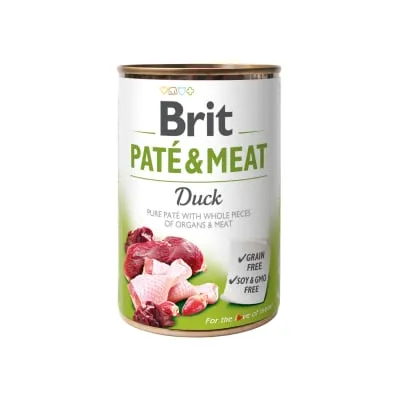 Kons. koertele Brit Care Duck Pate&Meat 400g