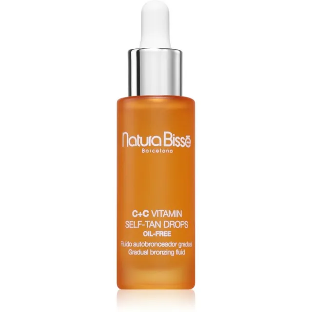 Natura Bissé C+C Vitamin Self Tan Drops Isepruunistavad tilgad loomuliku ilme andmiseks 30 ml