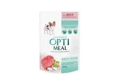 Koeratoit veiseliha Adult OPTIMEAL 100g