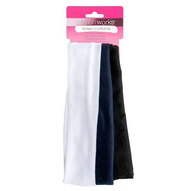 BRUSHWORKS Jersey Headbands 3pcs