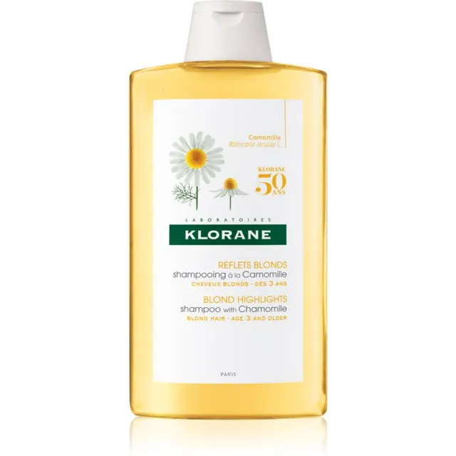 Klorane Chamomile Šampoon blondidele juustele 400 ml