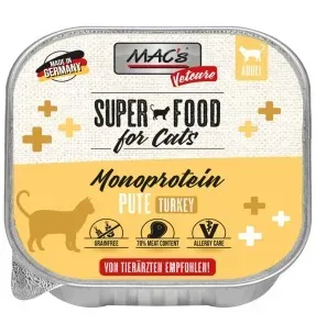 MAC's Vetcare MONO kalkunilihaga monovalguline konserv kassile, kausike (Superfood Cat Mono Turkey)