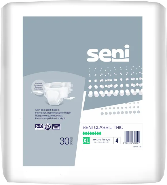 SENI CLASSIC TRIO PÜKSMÄHE XL 3200ML N30