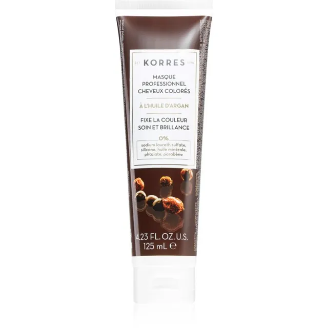Korres Argan Oil Toitev mask värvitud juustele 125 ml