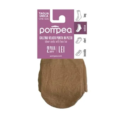 Naiste sokid Pompea Pizzo 25 ambrato 2p