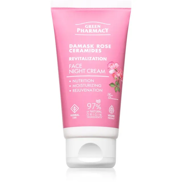 Green Pharmacy Damask Rose & Ceramides Night Face Cream Öökreem 50 ml