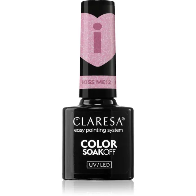 Claresa SoakOff UV/LED Color Kiss Me Geelküünelakk varjund 2 5 g