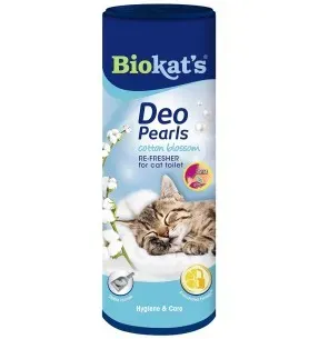 Kassiliiva lõhnastaja, puuvillaõite lõhna ja lõhnakaitse efektiga Biokat's Deo Pearls cotton blossom 700 g
