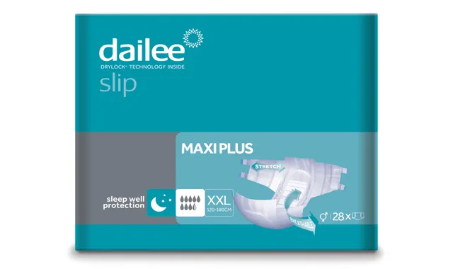 DAILEE SLIP PÜKSMÄHE MAXI PLUS XXL 120-180CM 4100ML N28