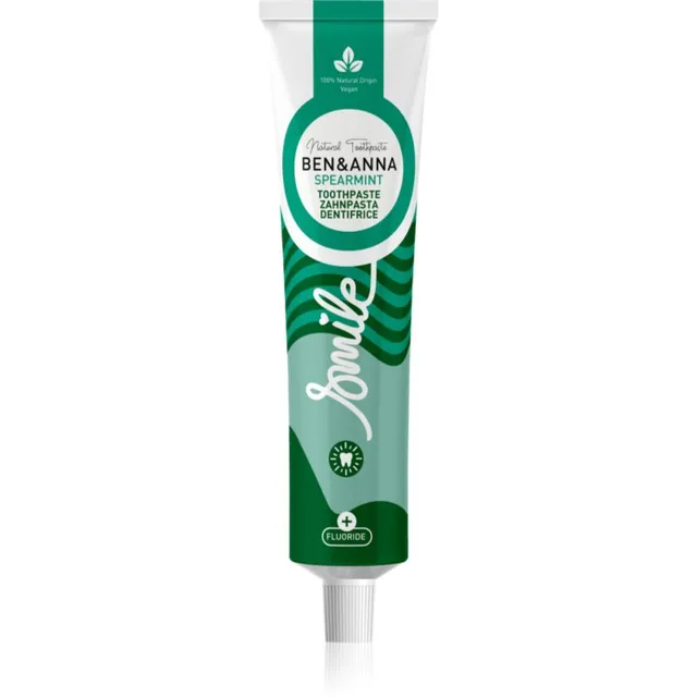 BEN&ANNA Toothpaste Spearmint Orgaaniline hambapasta fluoriidiga 75 ml