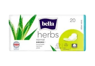 Hügieenisidemed BELLA Herbs Aloe N 20tk
