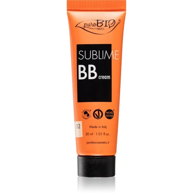 puroBIO Cosmetics Sublime Niisutav BB kreem varjund 02 30 ml