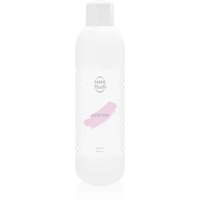 NaniNails NANI Peach Puhas atsetoon geelküünte eemaldamiseks 1000 ml