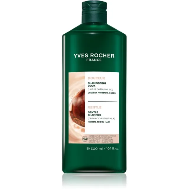 Yves Rocher Douceur Õrn šampoon with Organic Chestnut Milk 300 ml