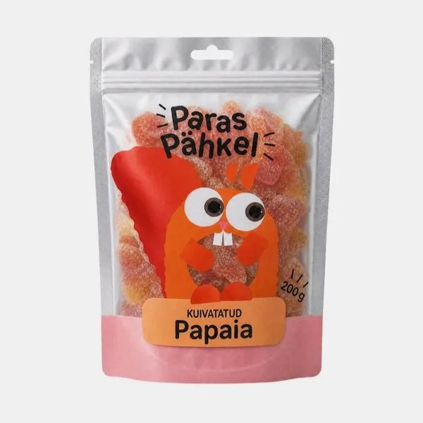 Kuivatatud papaiaviilud 200g