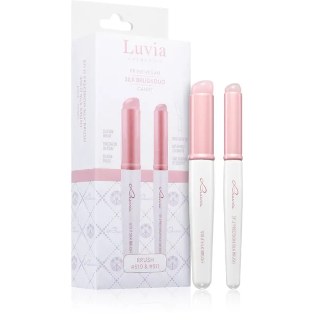 Luvia Cosmetics Silk Brush Duo Candy Pintslikomplekt