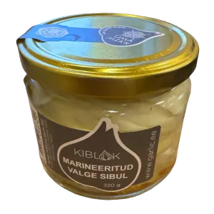 Marineeritud valge sibul 320g Eesti