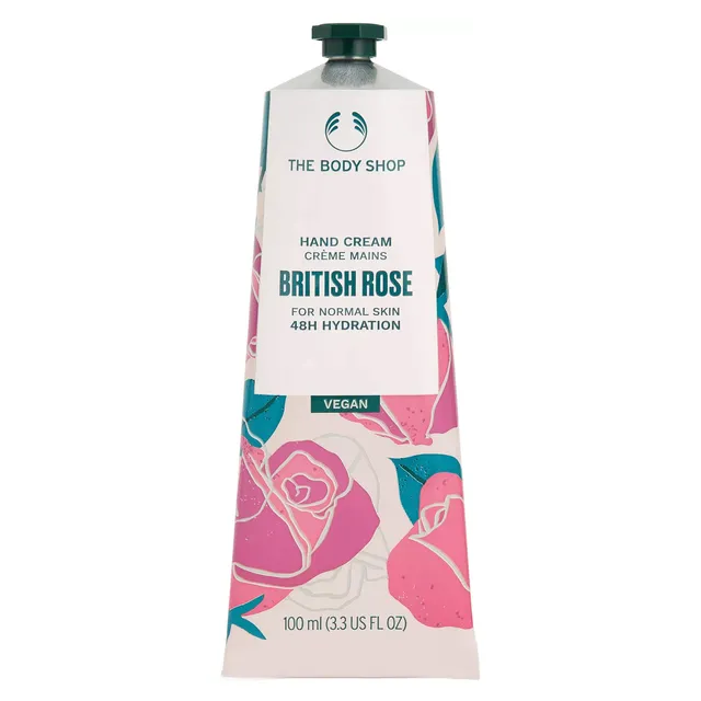 THE BODY SHOP British Rose 48H Hydration Hand Cream 100ml