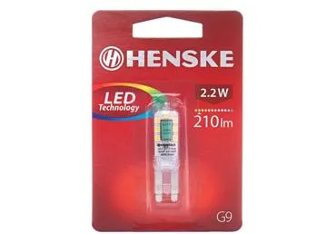LED pirn G9 2.2W 210lm HENSKE