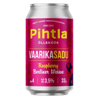 Õlu Vaarikasadu Pihtla 3,5% 0,33l