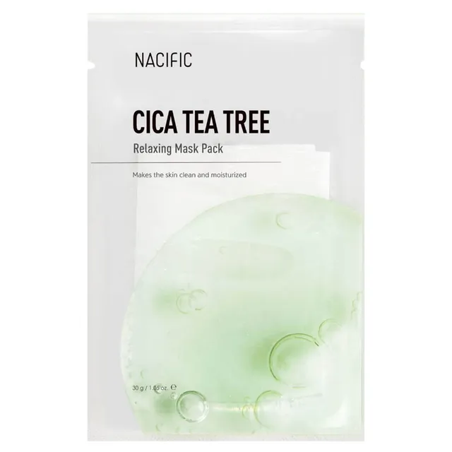 NACIFIC Cica Tea Tree Relaxing Sheet Mask 30g