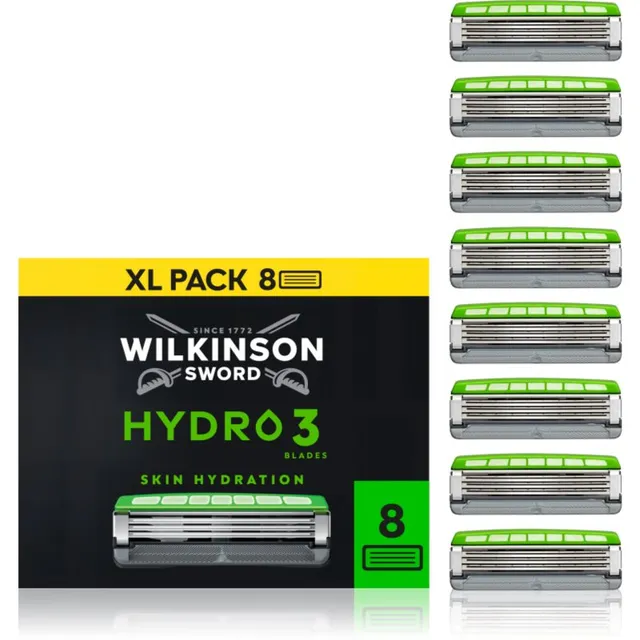 Wilkinson Sword Hydro3 Varuharjapead 8 tk