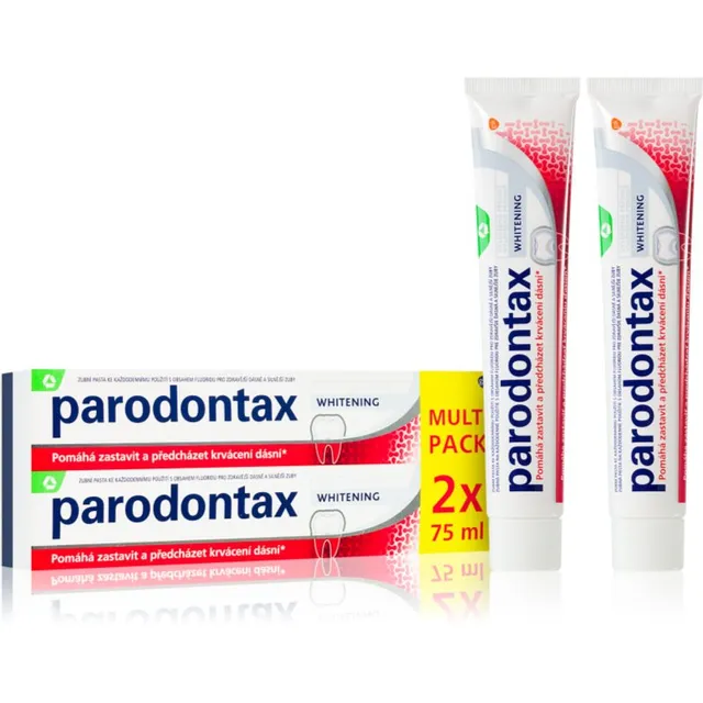 Parodontax Whitening Valgendav hambapasta igemete veritsuse raviks 2x75 ml