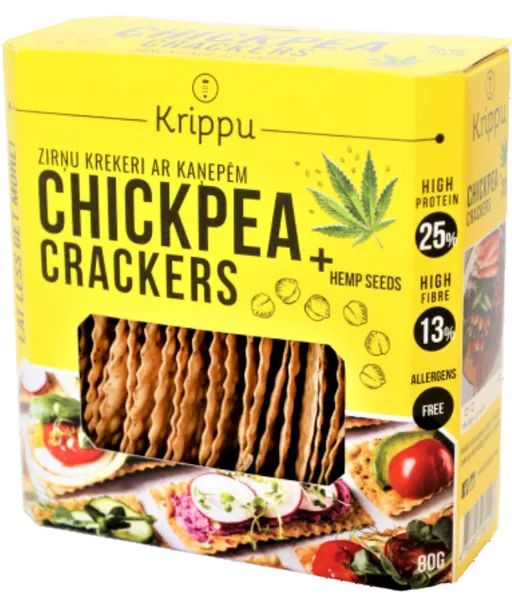 Kikerherne kreekerid kanepiseemnetega, ökoloogilised
