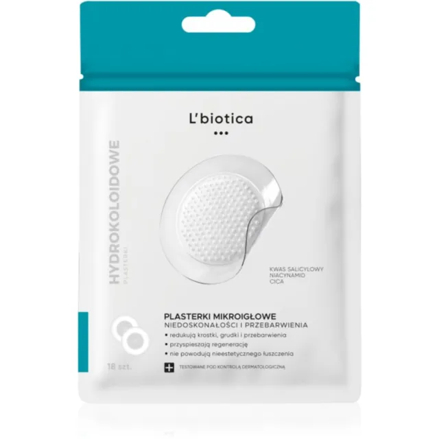 L’biotica Microneedle Patches Plaastrid probleemsele nahale 18 tk