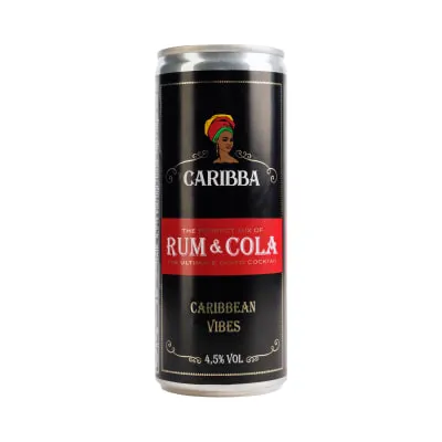Muu alkoh. jook Caribba Rum & Cola 4,5% 0,25l