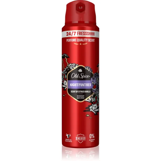 Old Spice Nightpanther Deodorant ja kehapihusti meestele 200 ml