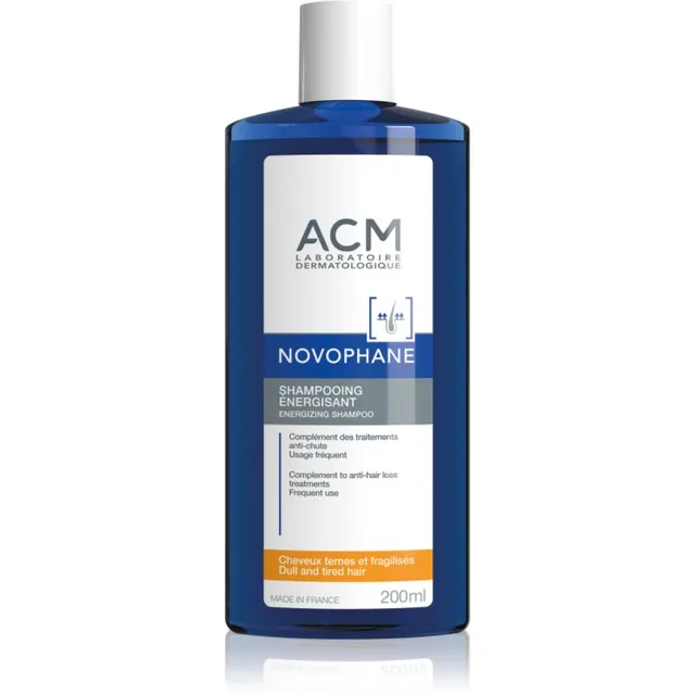 ACM Novophane Tugevdav šampoon nõrkadele välja langema kippuvatele juustele 200 ml