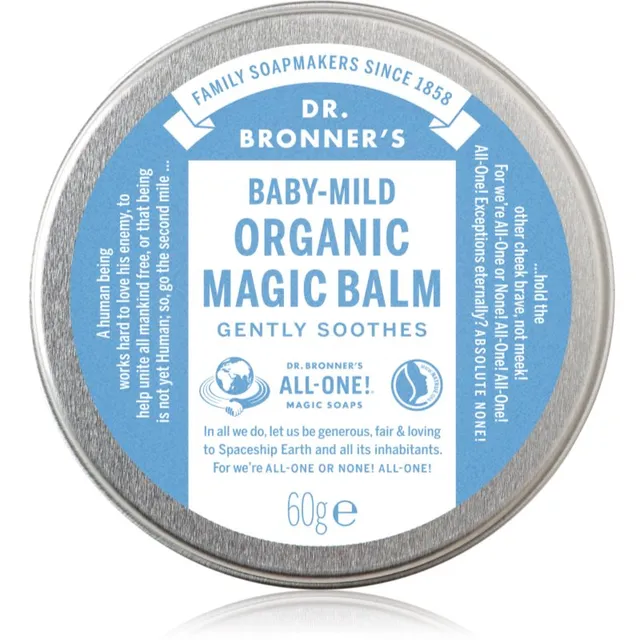 Dr. Bronner’s Baby-Mild Kehapalsam lõhnatu 60 g