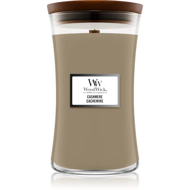 Woodwick Cashmere lõhnaküünal puidust taht 609.5 g