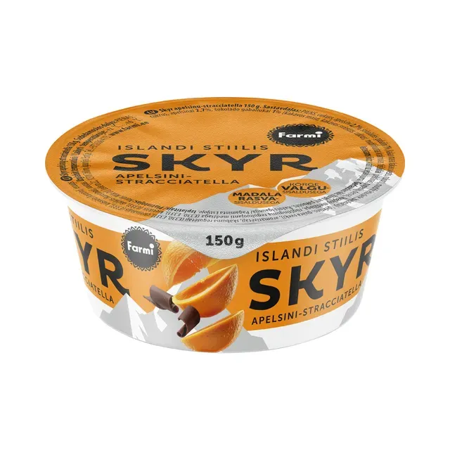 Farmi Skyr Apelsini-Stracciatella 150g