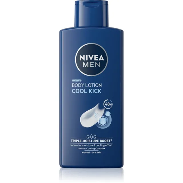 NIVEA MEN Cool Kick Niisutav kehapiim 400 ml