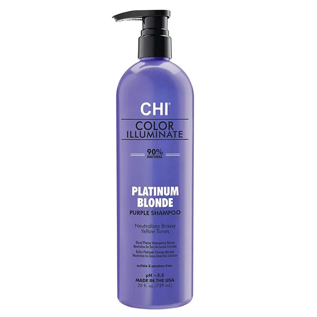 CHI Ionic Color Illuminate Platinum Blonde Shampoo 739ml
