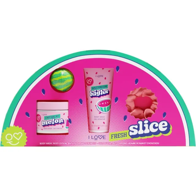 I Love Fresh Slice Kinkekomplekt vanni jaoks